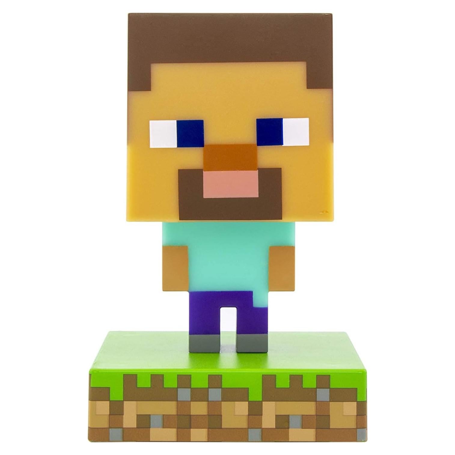 Luz Icono de Steve Paladone Minecraft 3D Decoración Infantil