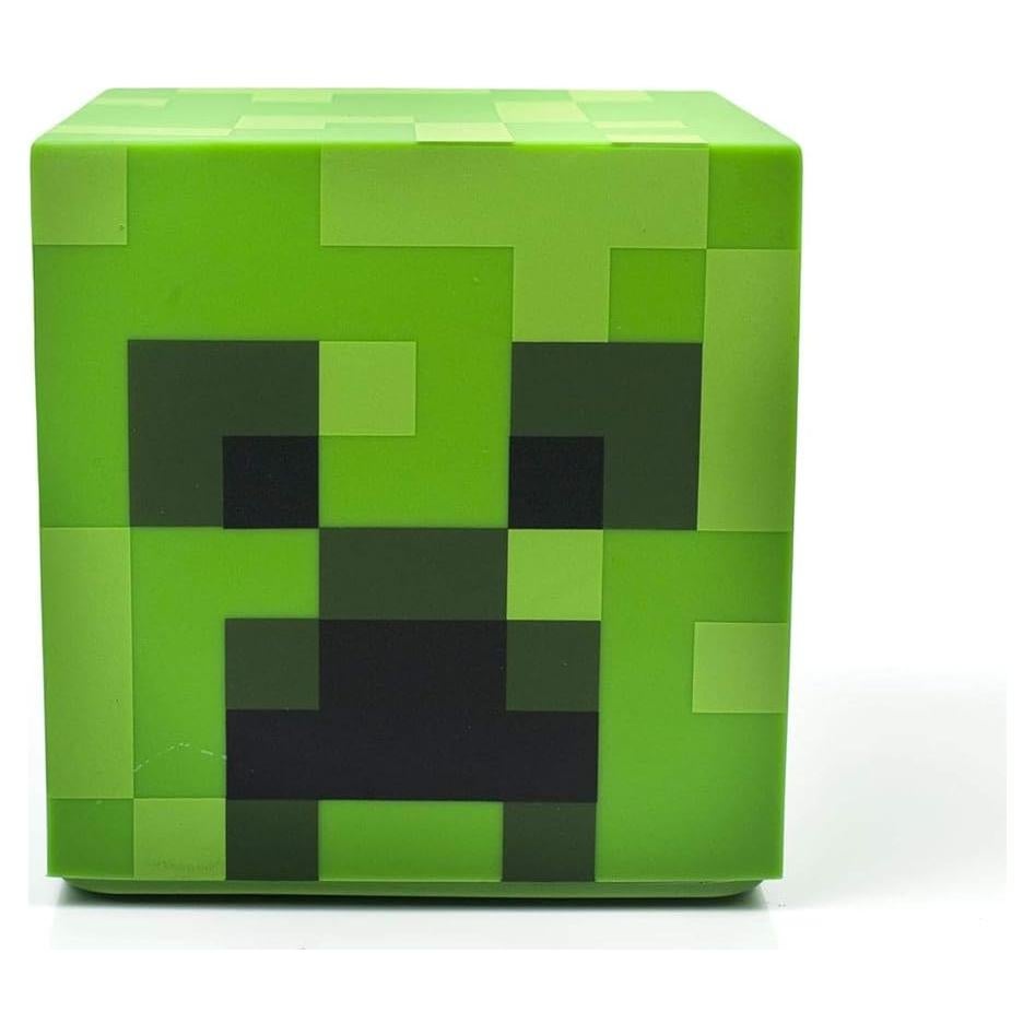 Lámpara de ambiente LED Minecraft Creeper 12.7 cm Verde