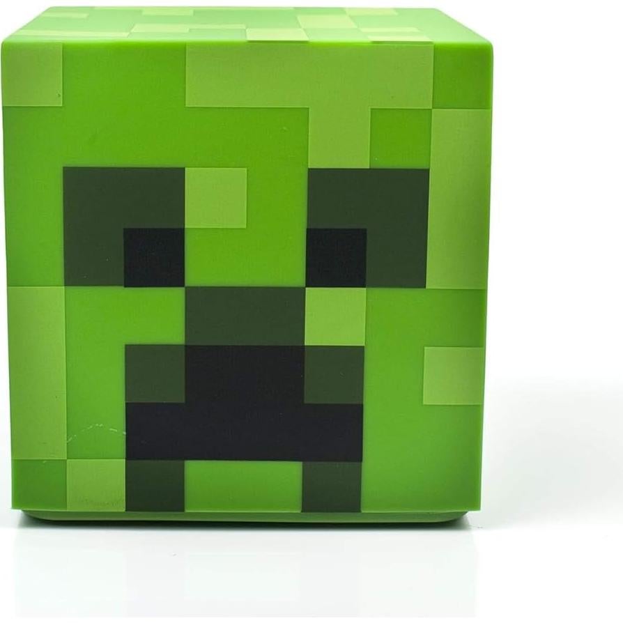 Lámpara de ambiente LED Minecraft Creeper 12.7 cm Verde