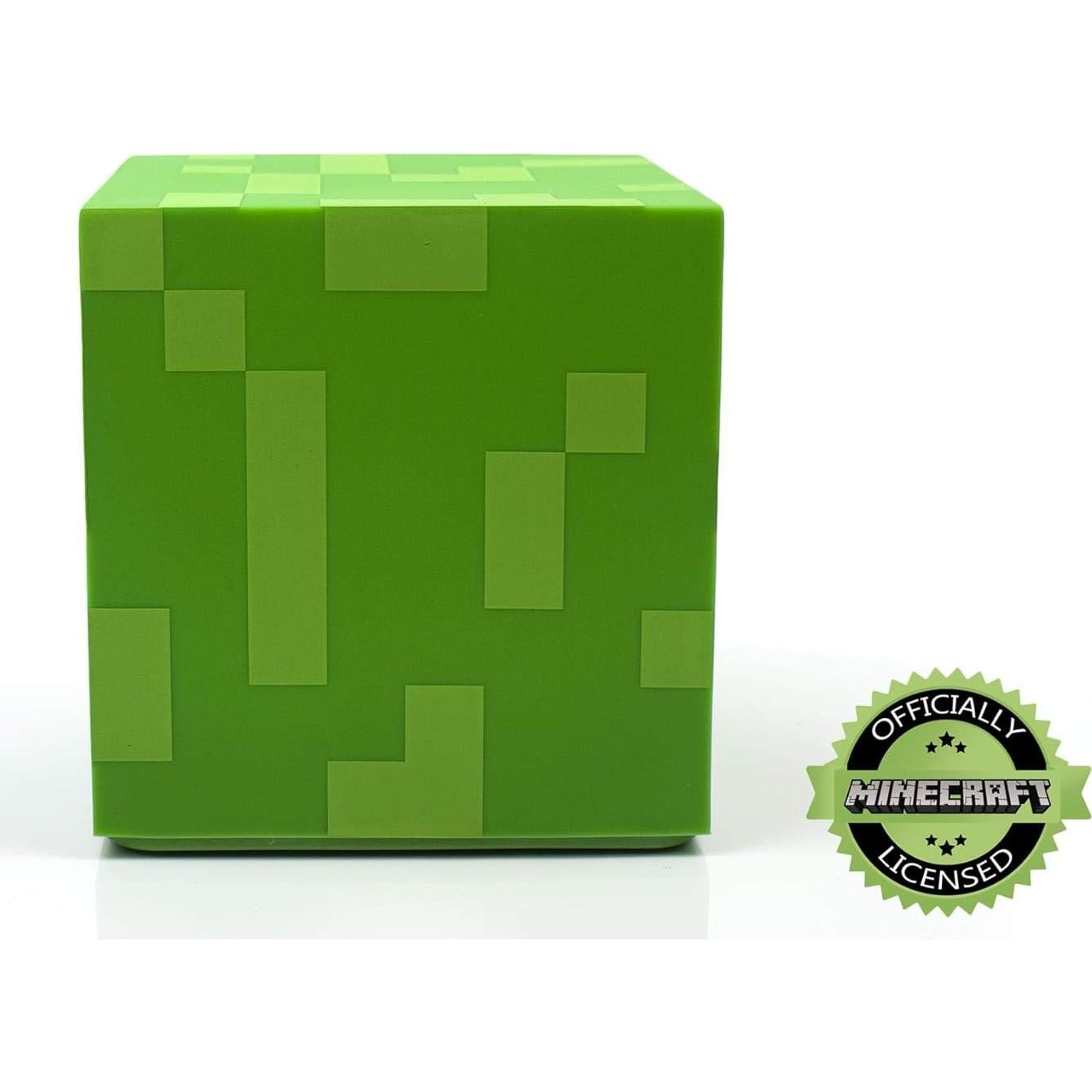 Lámpara de ambiente LED Minecraft Creeper 12.7 cm Verde