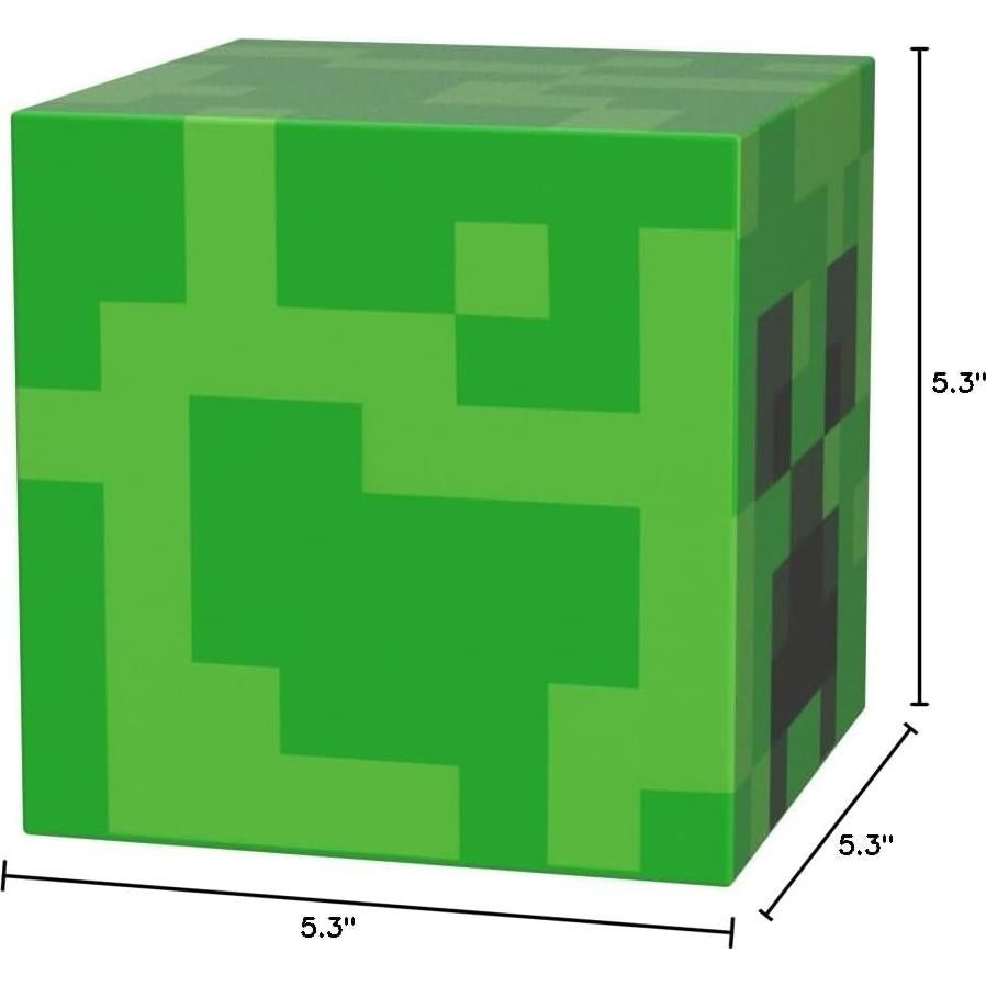 Lámpara de ambiente LED Minecraft Creeper 12.7 cm Verde