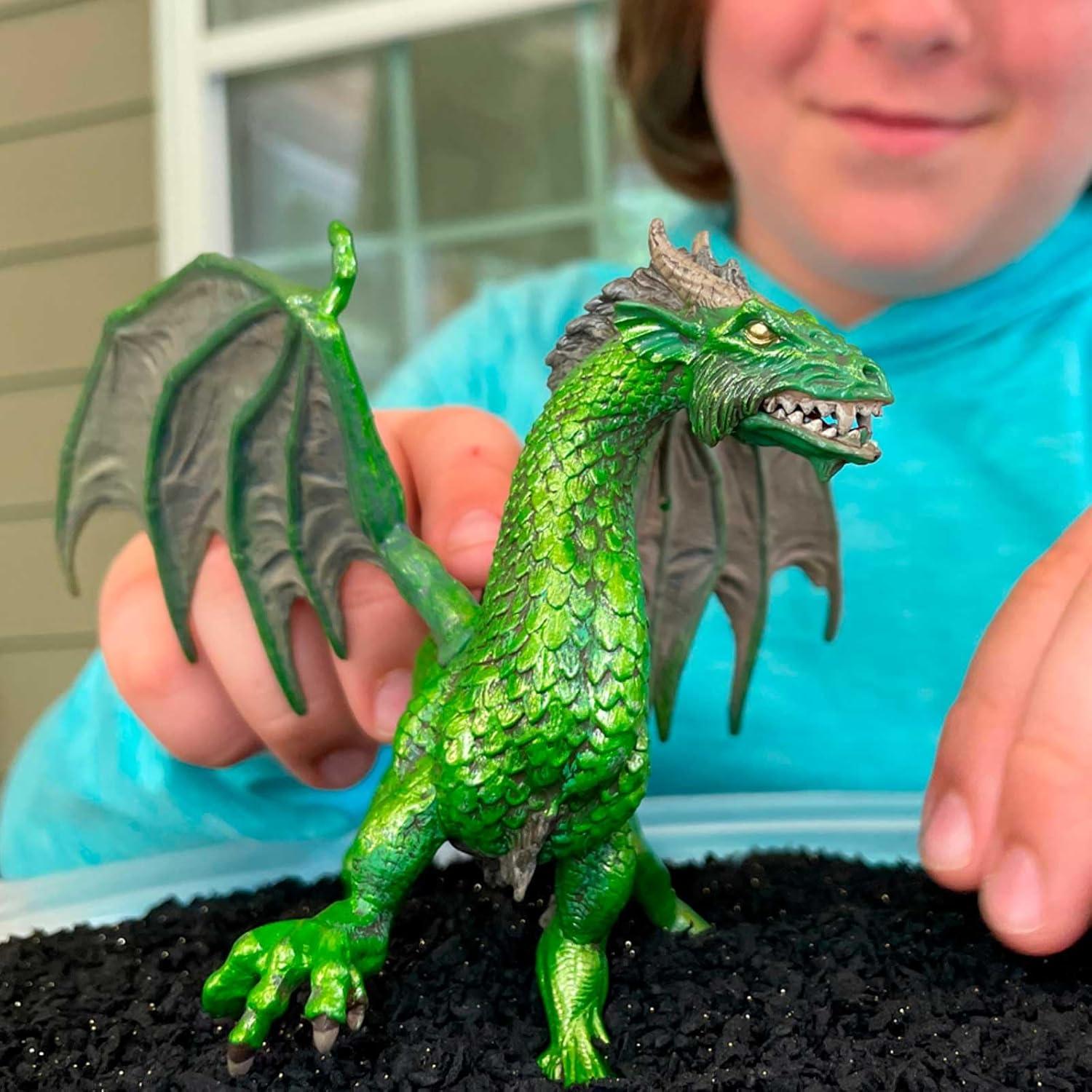 Figurita Dragón del Bosque Safari Ltd. 15.24 cm Detallada