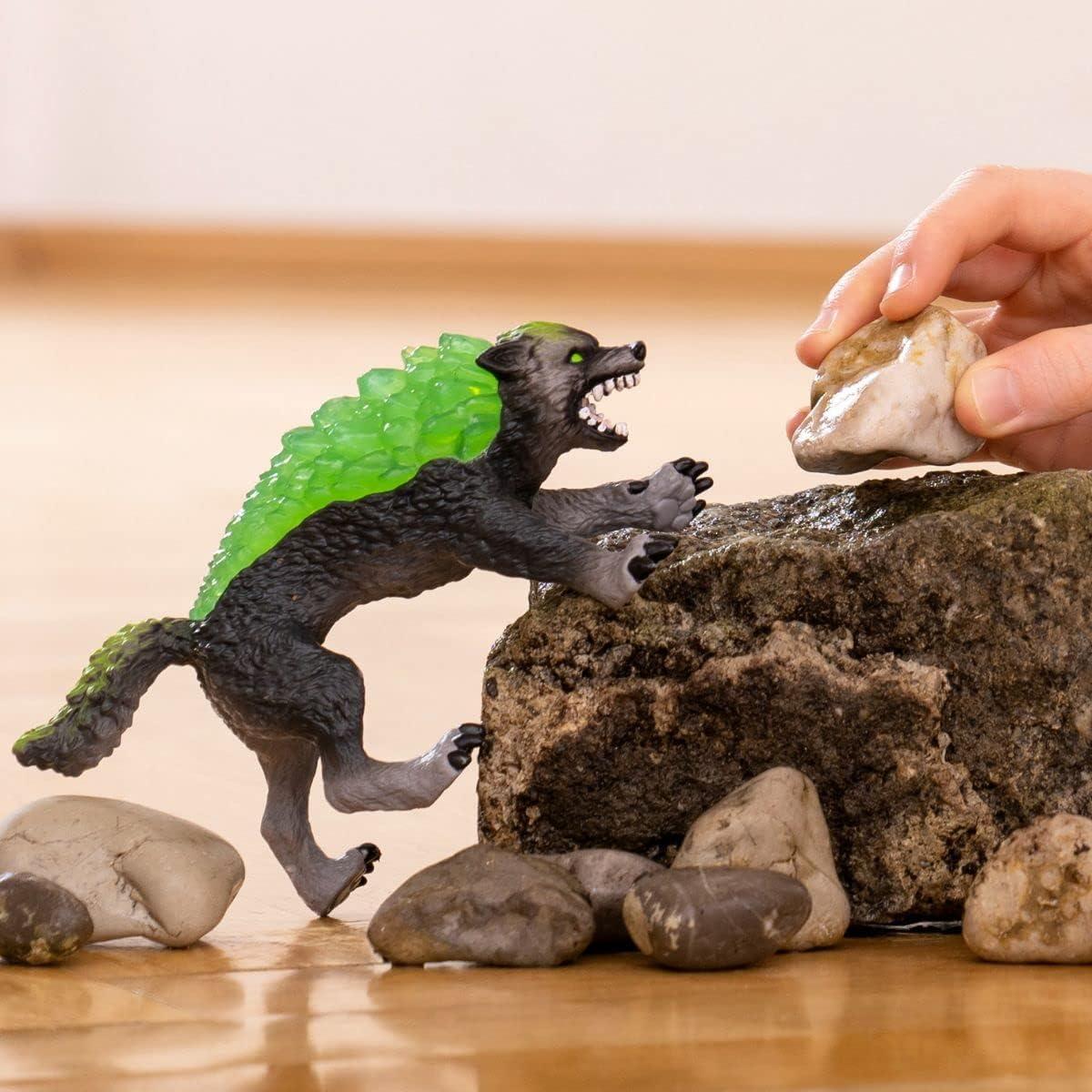 Figura Lobo de Piedra Schleich 15 cm - Juguete Fantástico para Niños