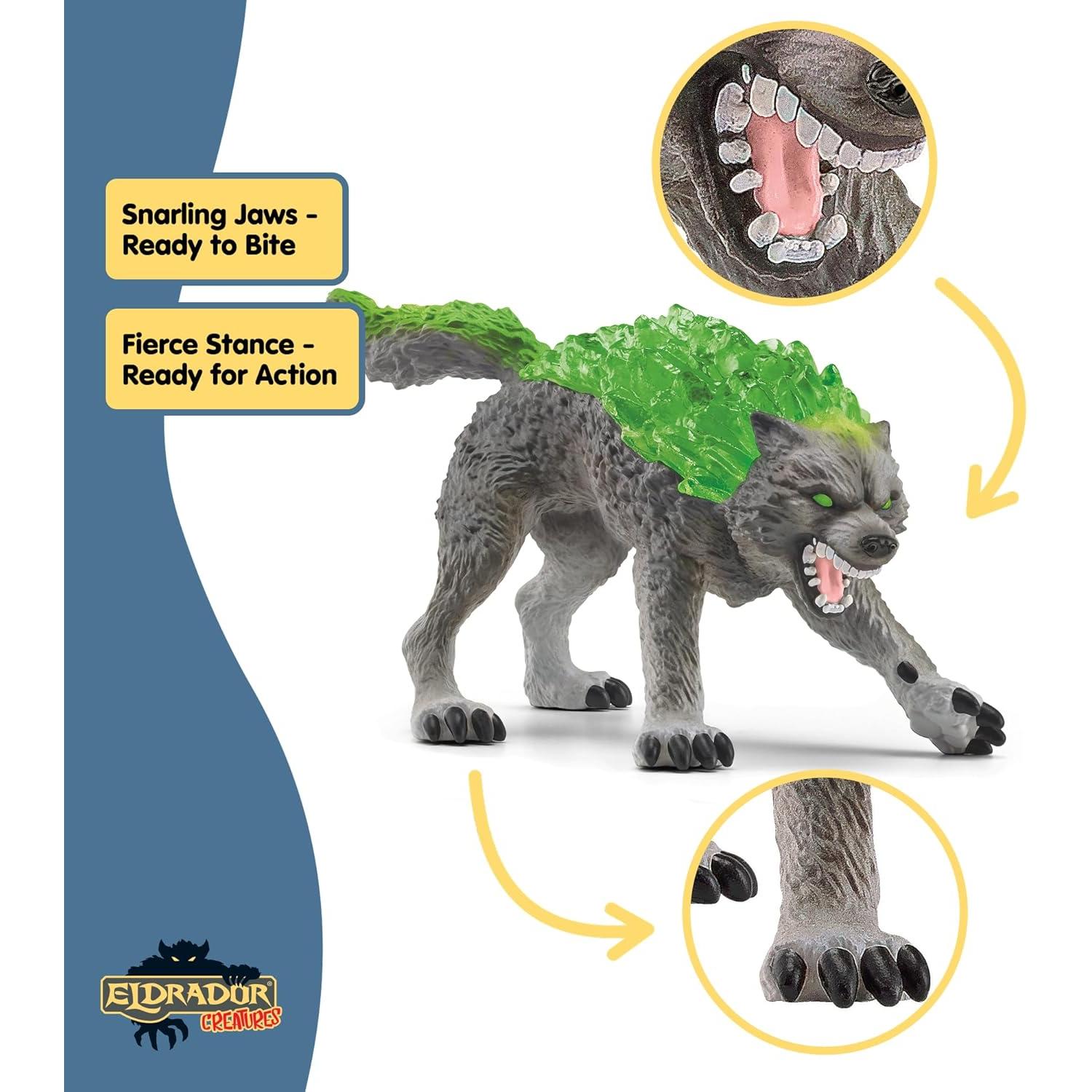 Figura Lobo de Piedra Schleich 15 cm - Juguete Fantástico para Niños