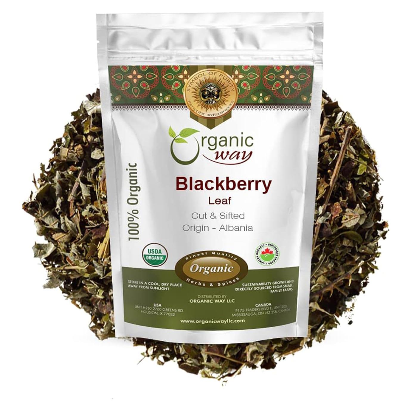 Hoja de Mora Orgánica 0.45 kg - Organic Way - Certificado USDA