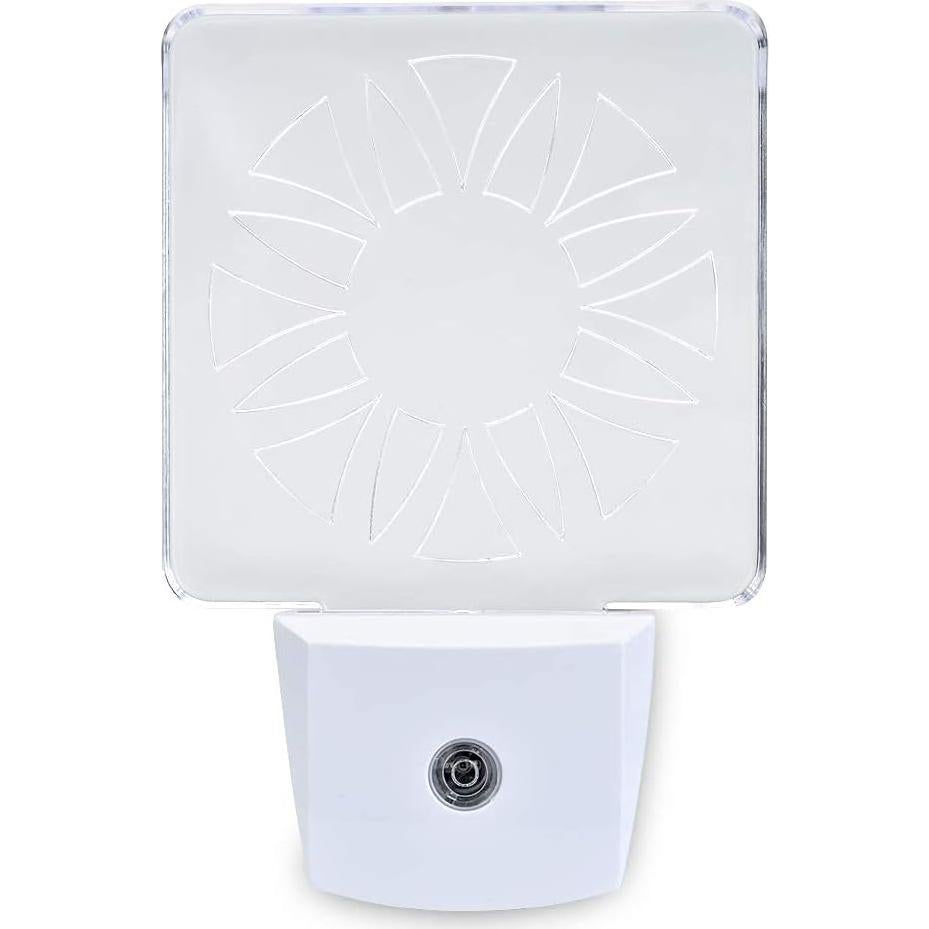 Luz Nocturna LED Roja BioRhythm - Paquete de 2 - Círculo