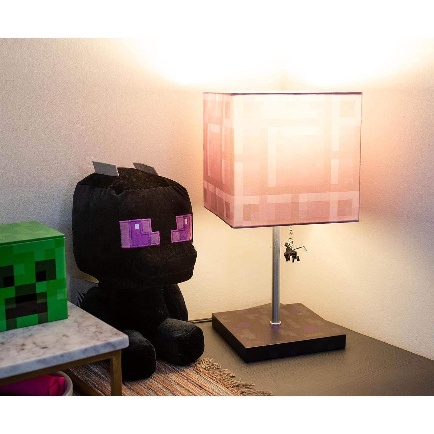 Lámpara de Escritorio Minecraft Dragón Ender LED 35.56cm