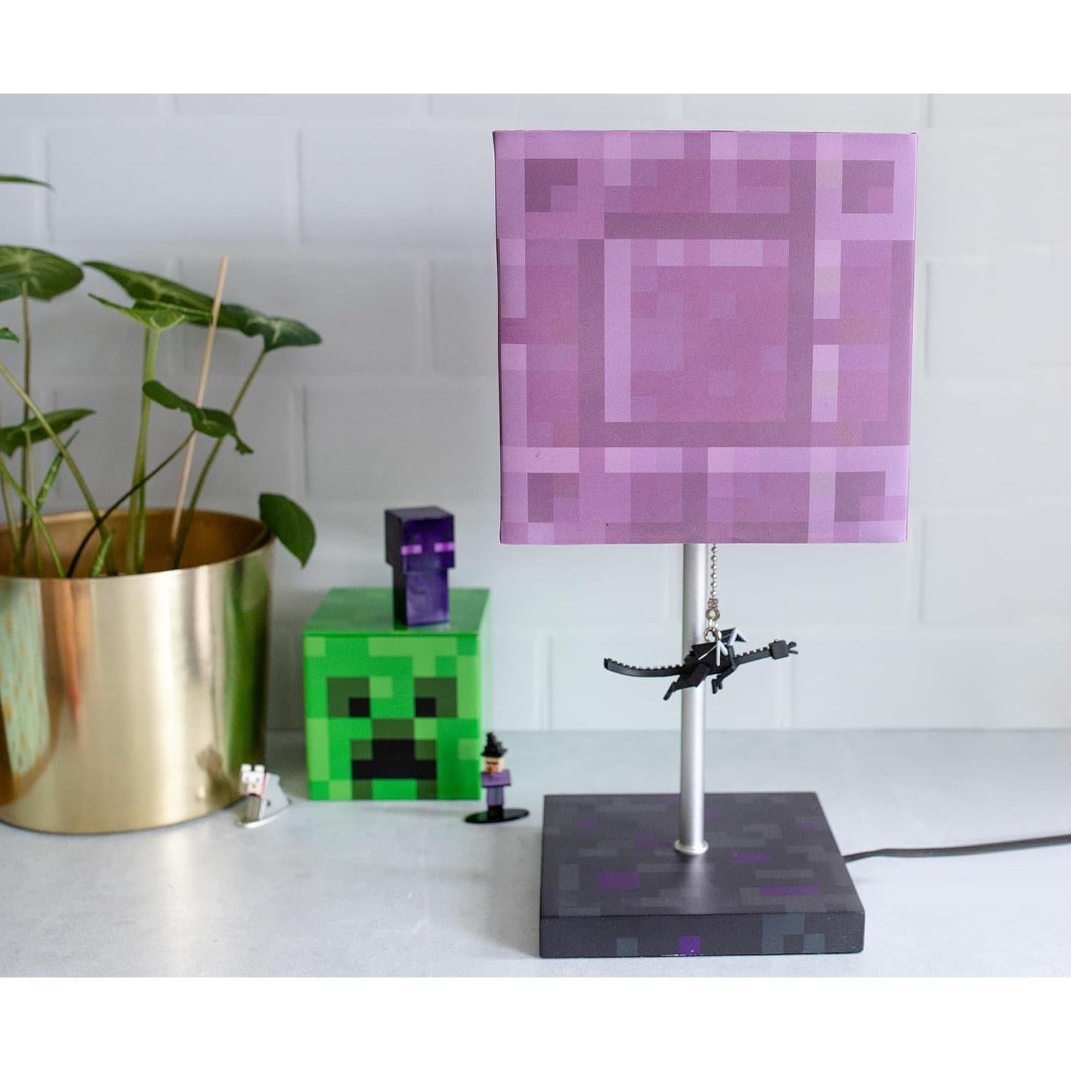 Lámpara de Escritorio Minecraft Dragón Ender LED 35.56cm