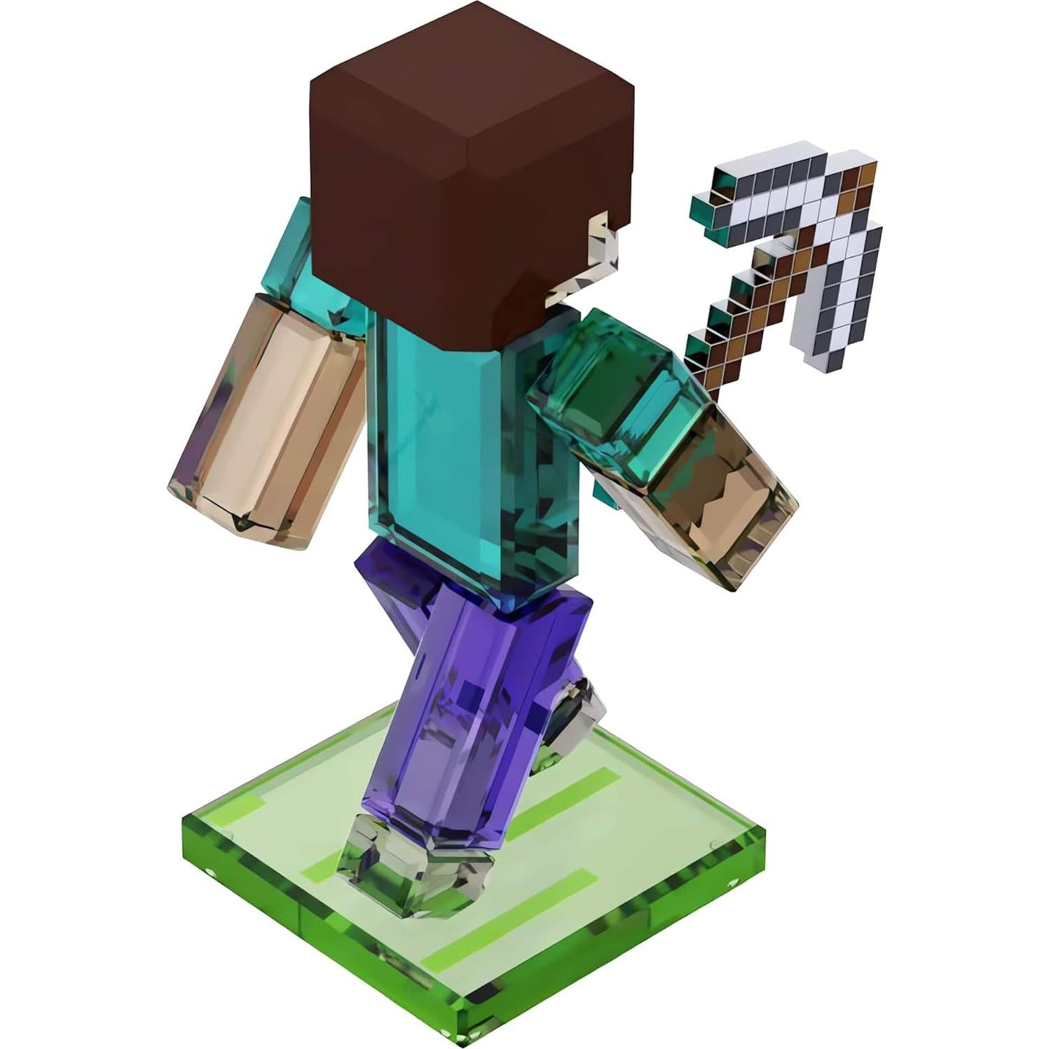 Figurita de Cristal Minecraft Steve Swarovski 8.9x6.4 cm
