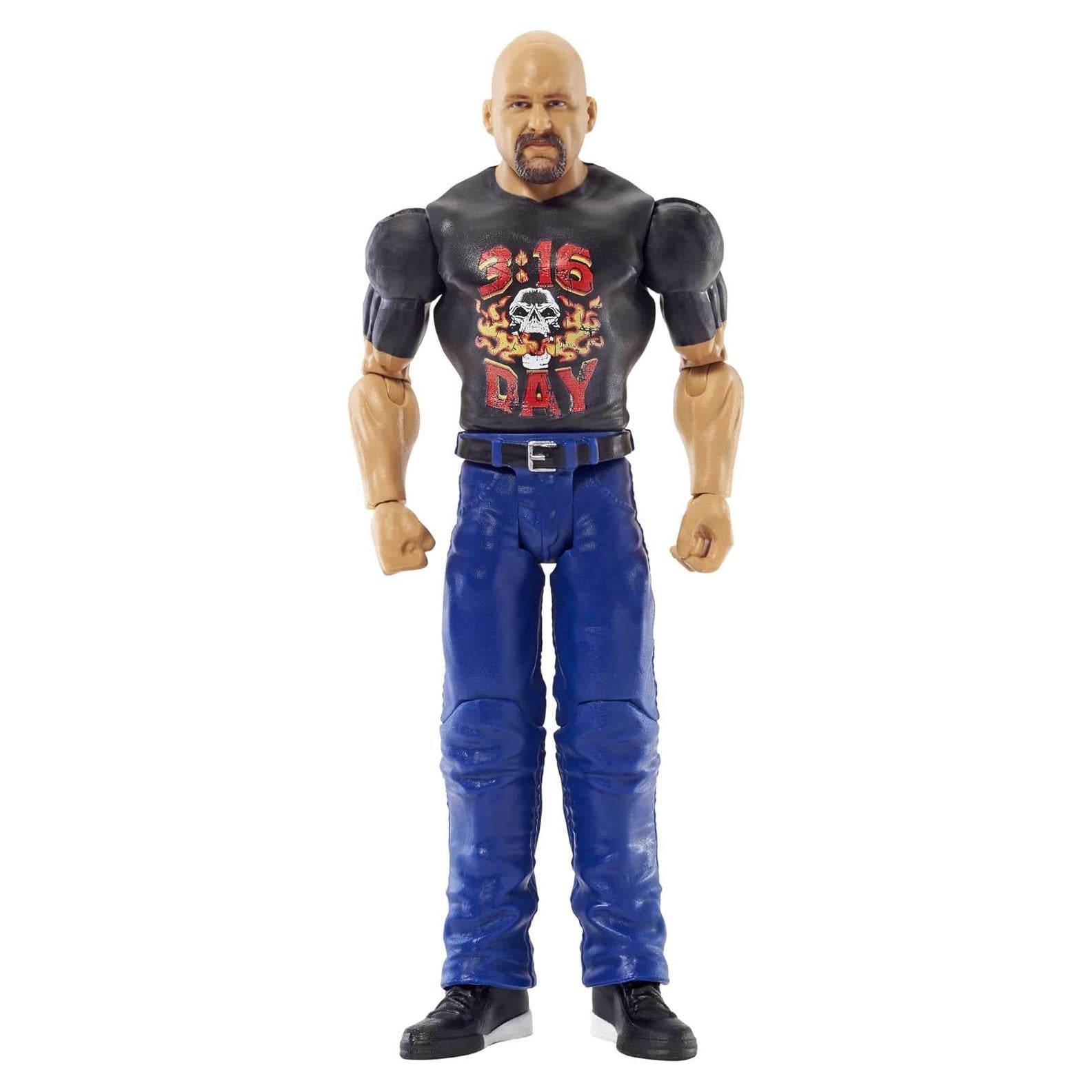 Figura de Acción WWE Mattel Stone Cold Steve Austin 15 cm