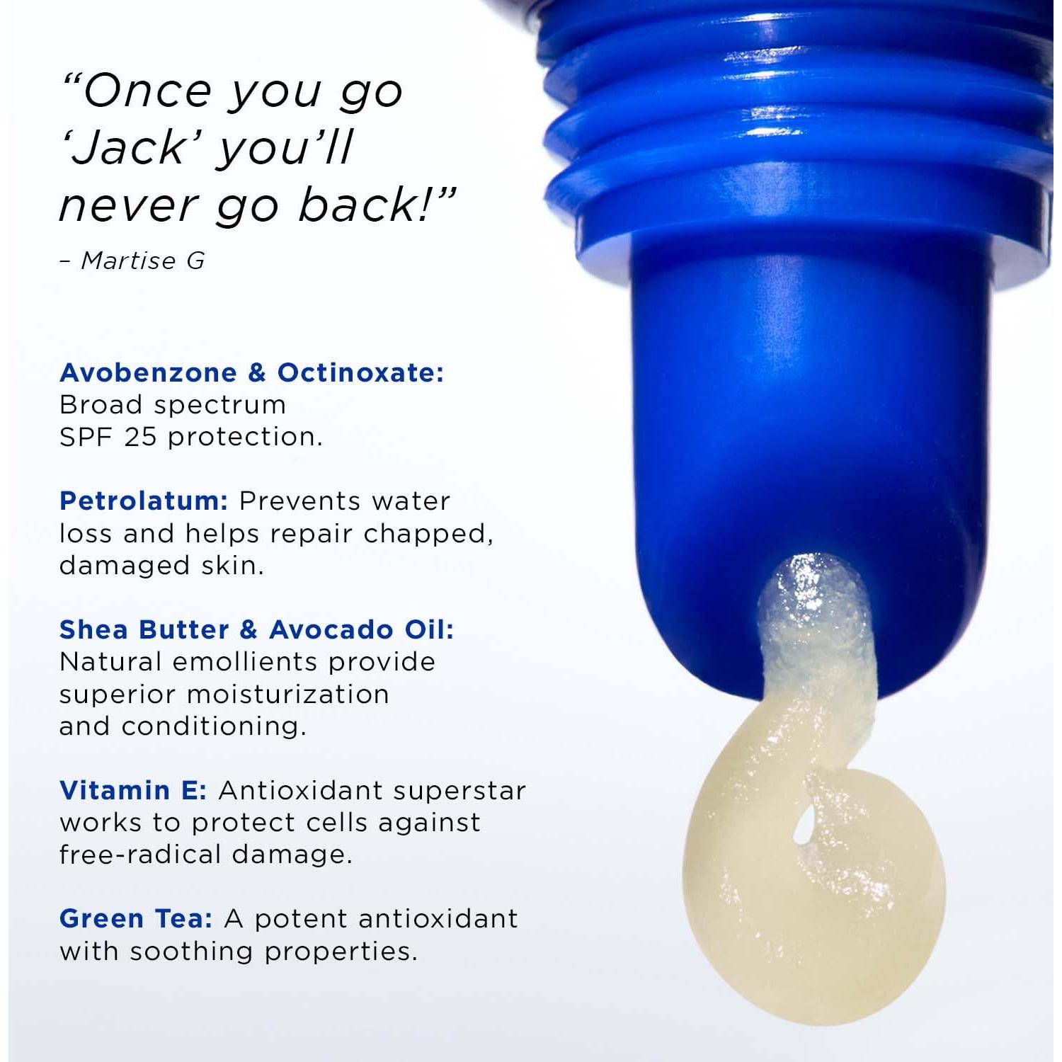 Bálsamo Labial Intenso Jack Black SPF 25 - Hidratante Labial