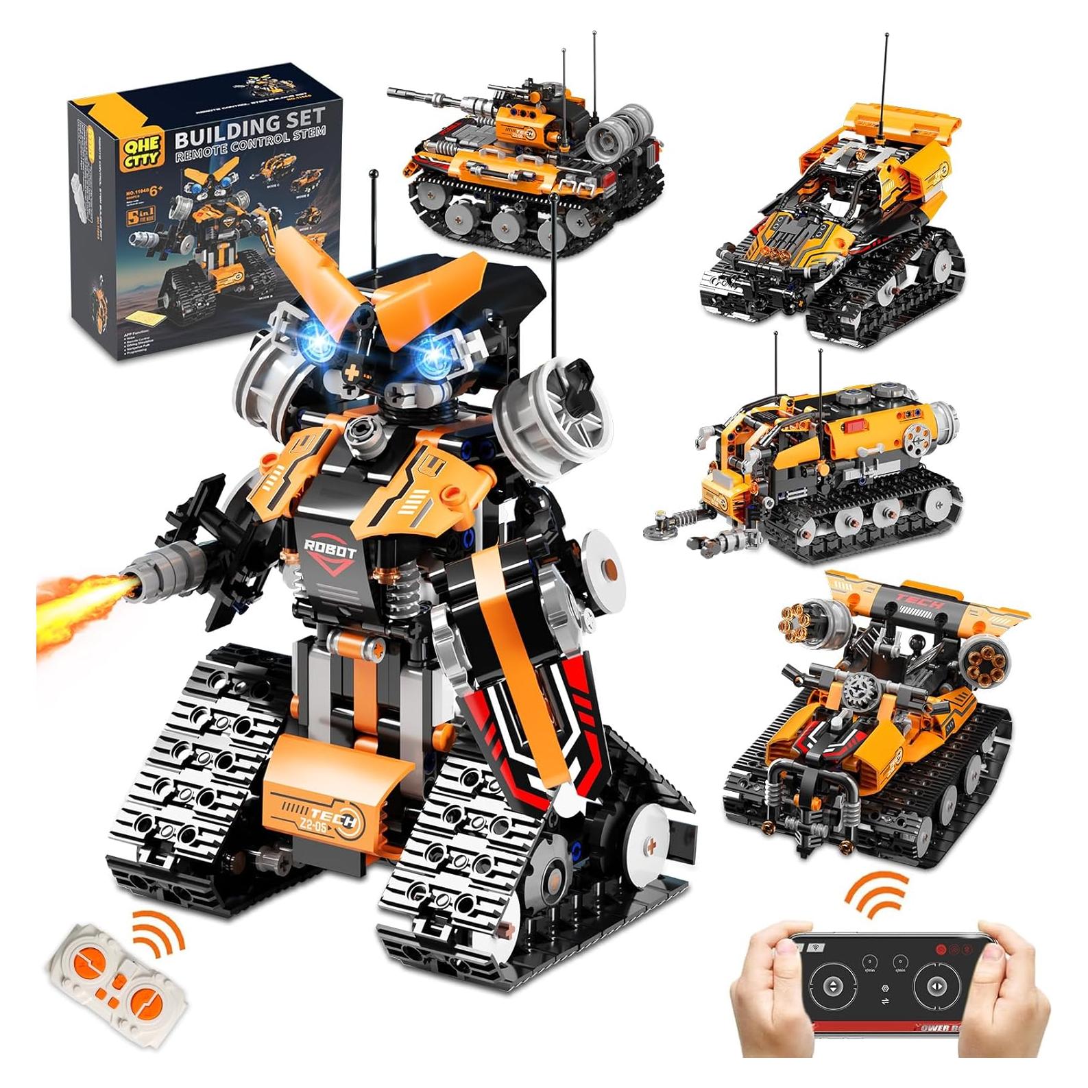 Kit de Construcción STEM QHECTTY 600 Piezas Control Remoto