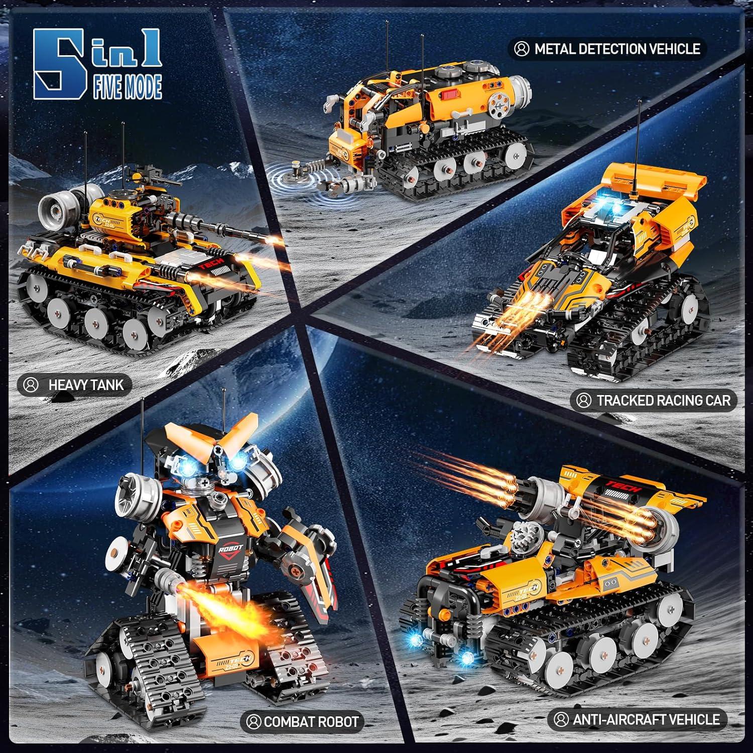 Kit de Construcción STEM QHECTTY 600 Piezas Control Remoto