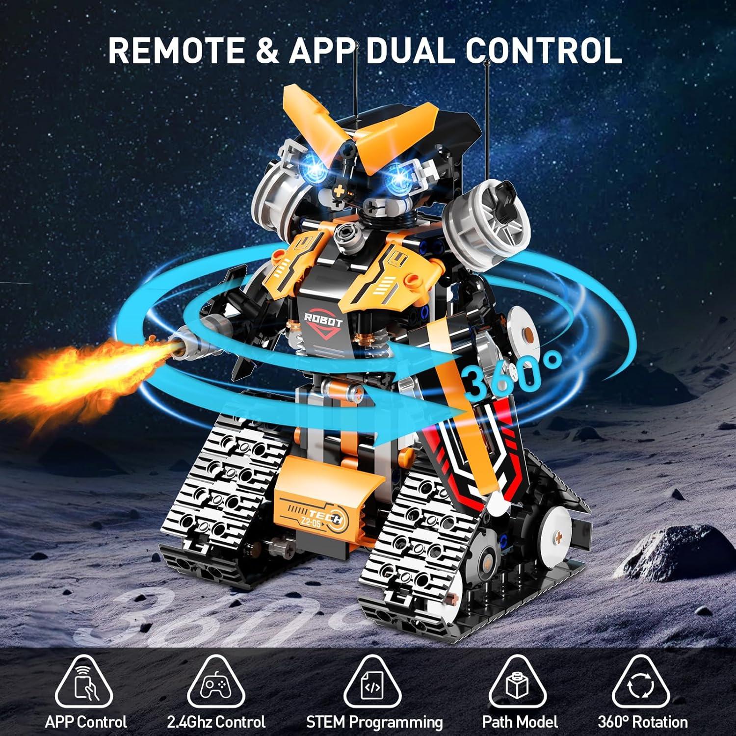 Kit de Construcción STEM QHECTTY 600 Piezas Control Remoto