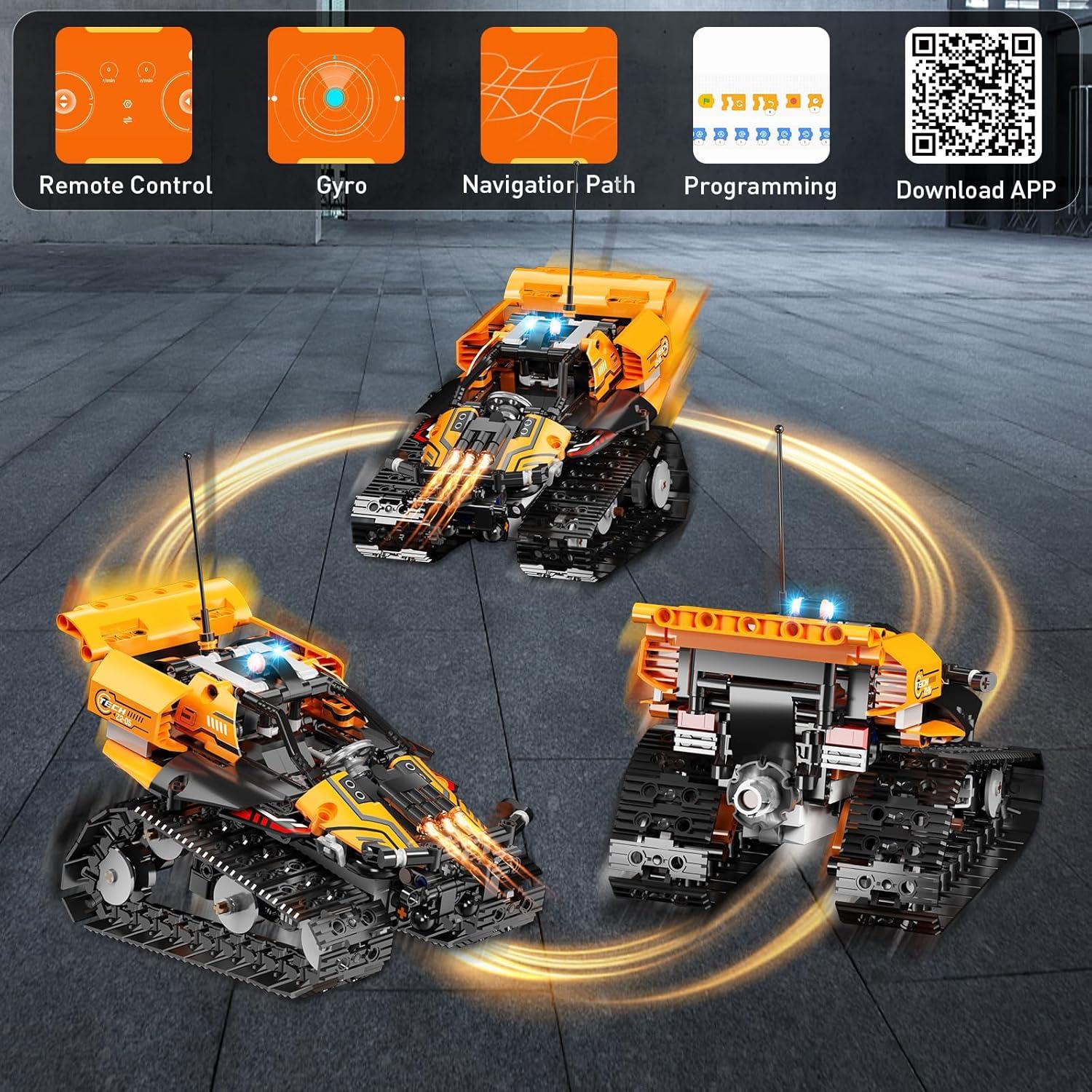 Kit de Construcción STEM QHECTTY 600 Piezas Control Remoto