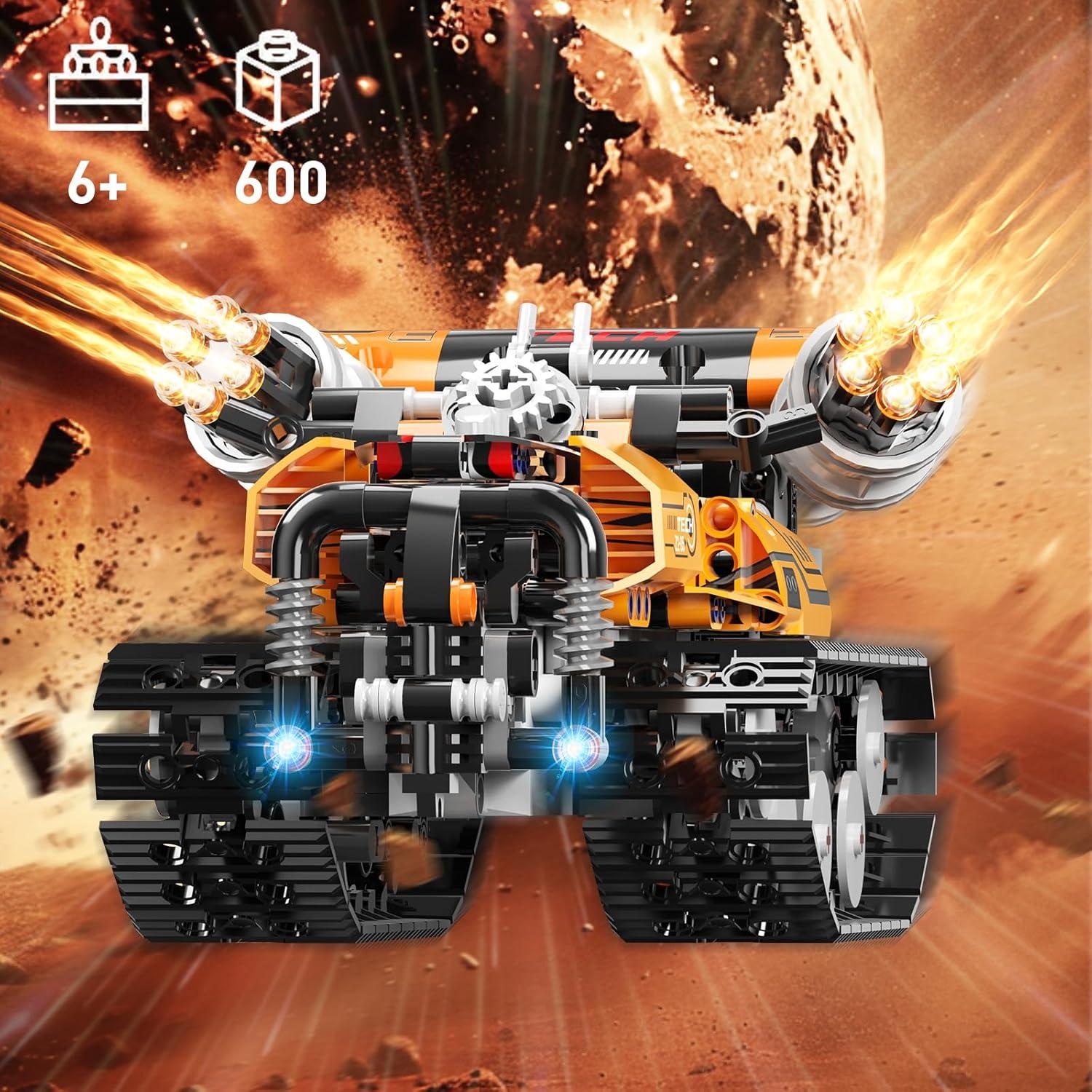 Kit de Construcción STEM QHECTTY 600 Piezas Control Remoto