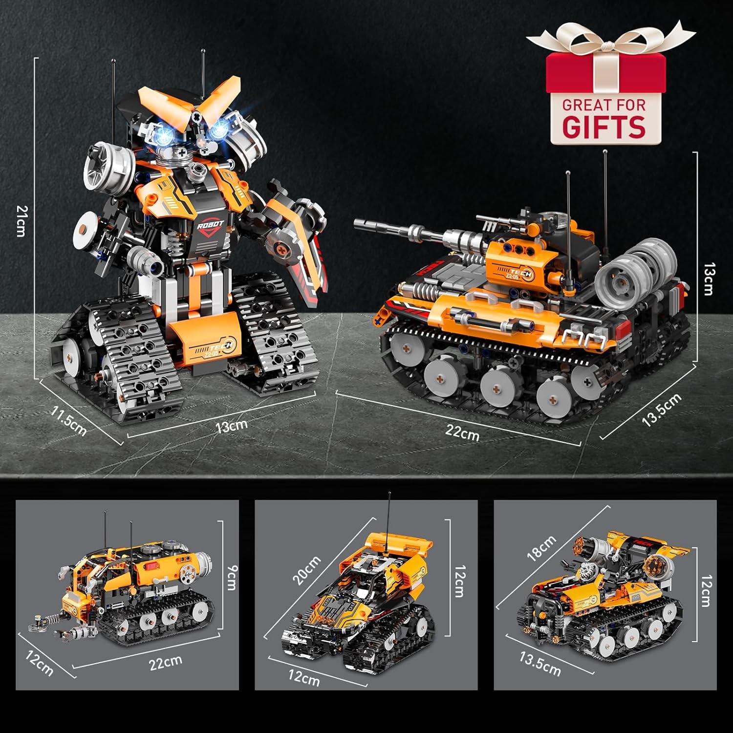 Kit de Construcción STEM QHECTTY 600 Piezas Control Remoto