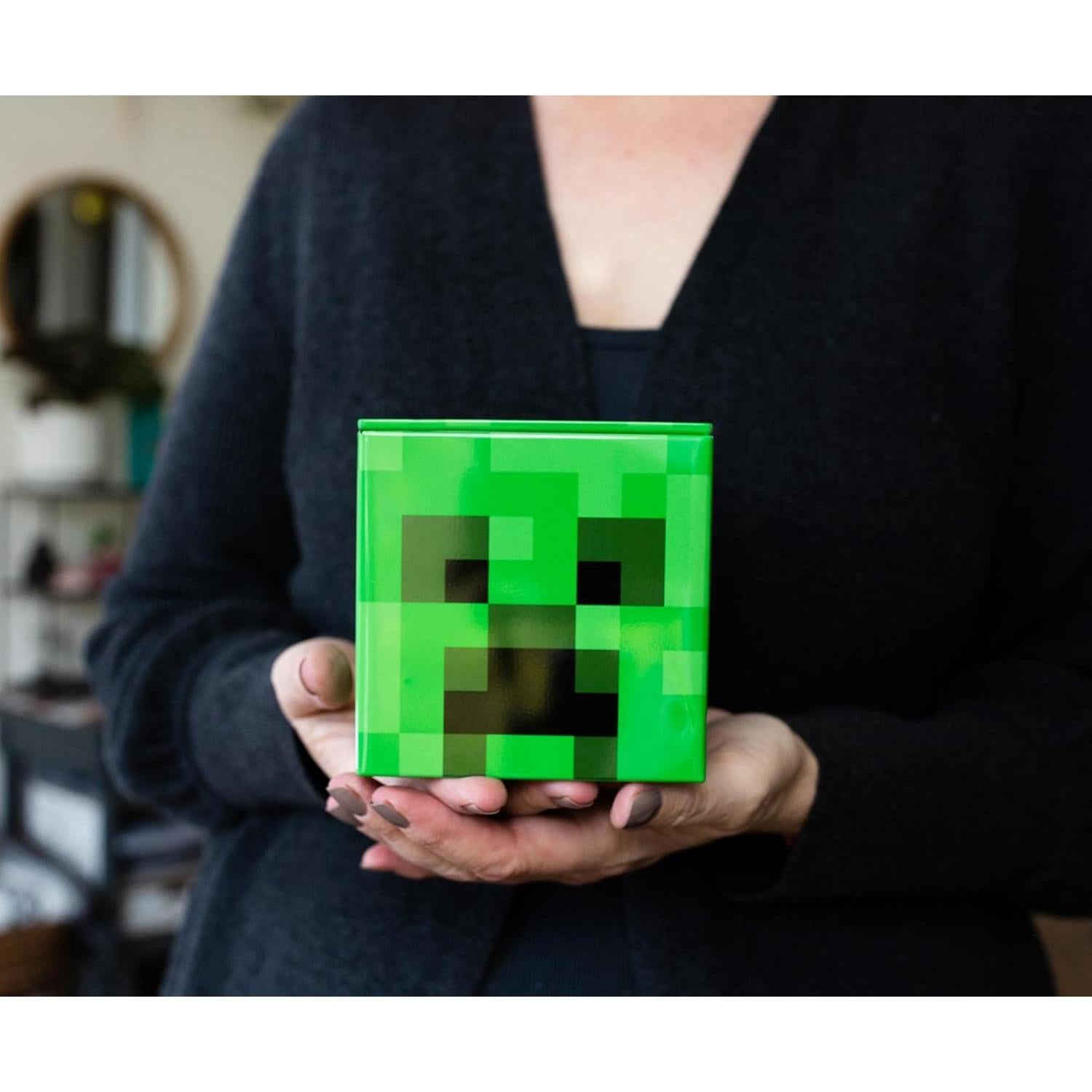 Caja de Almacenamiento Minecraft Creeper 10 cm - Organizador de Juguetes