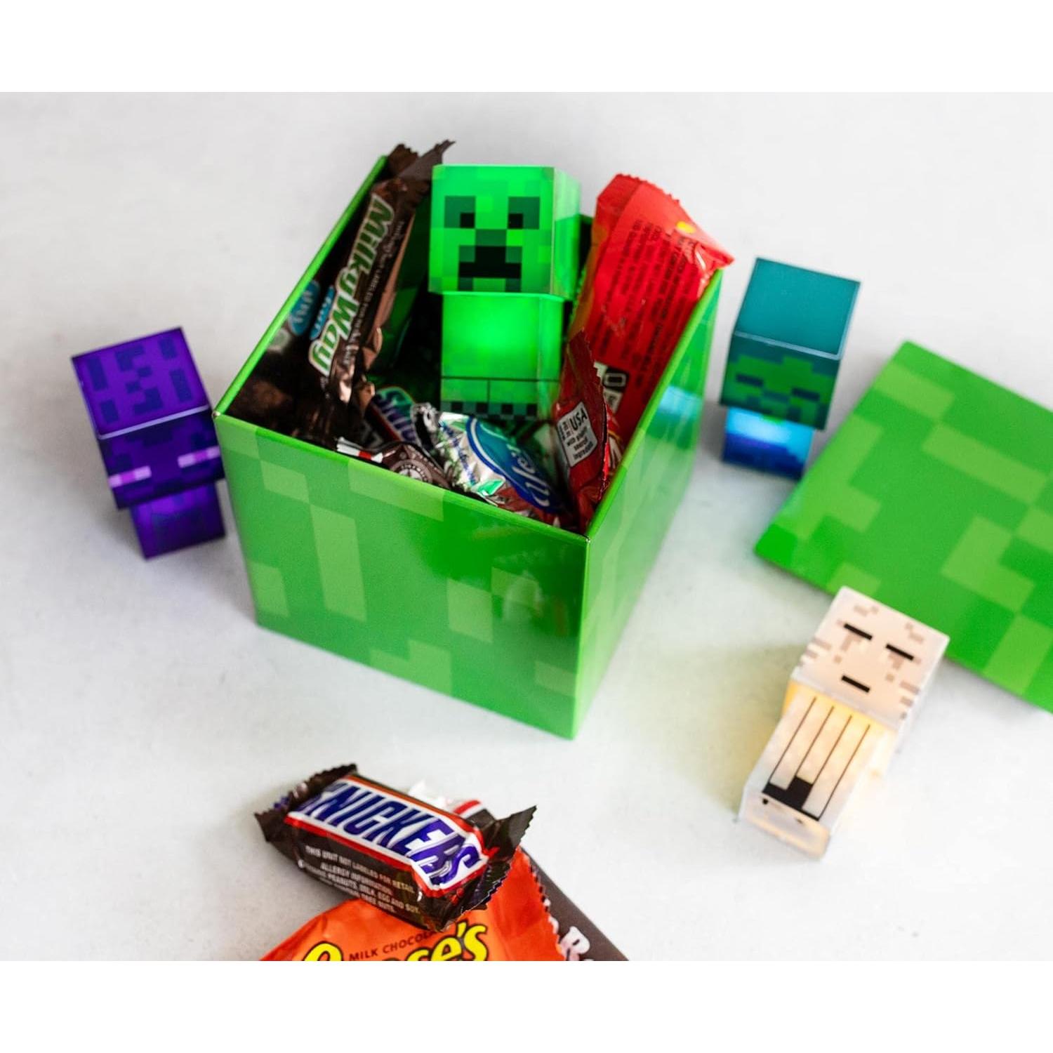 Caja de Almacenamiento Minecraft Creeper 10 cm - Organizador de Juguetes