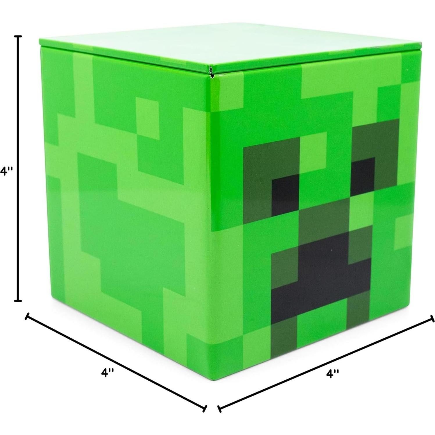 Caja de Almacenamiento Minecraft Creeper 10 cm - Organizador de Juguetes