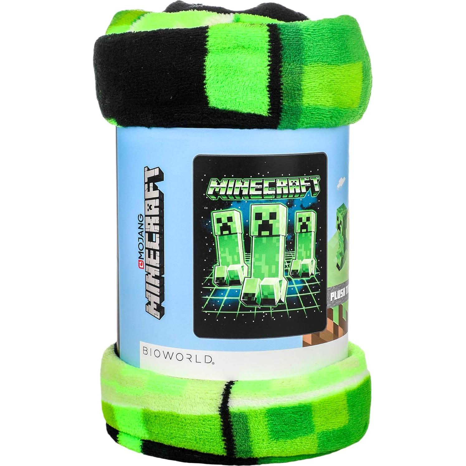 Manta de Lanzamiento Bioworld Minecraft Creepers 228.6x274.3 cm