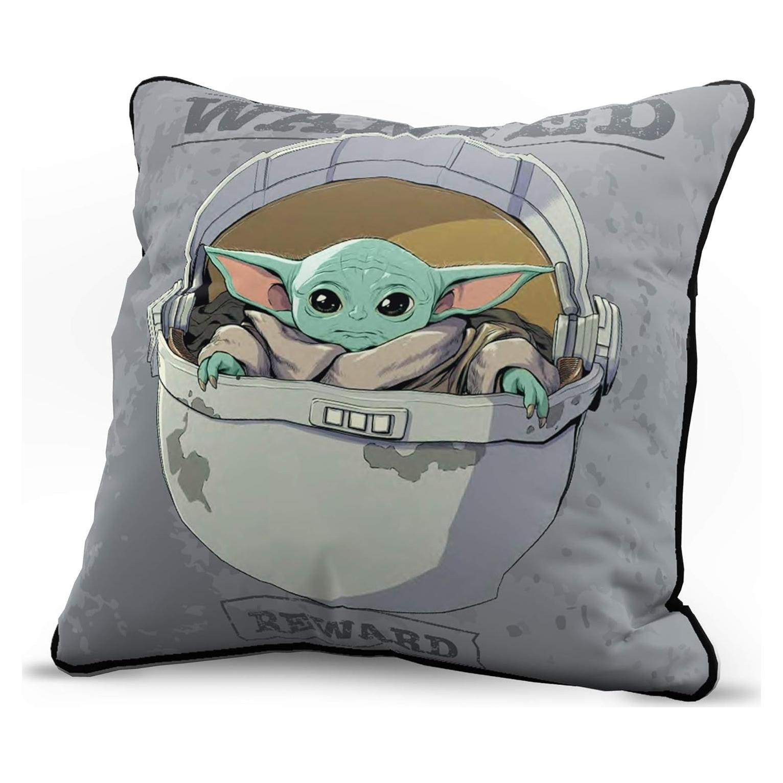Funda Decorativa de Almohada Jay Franco Baby Yoda 38x38 cm