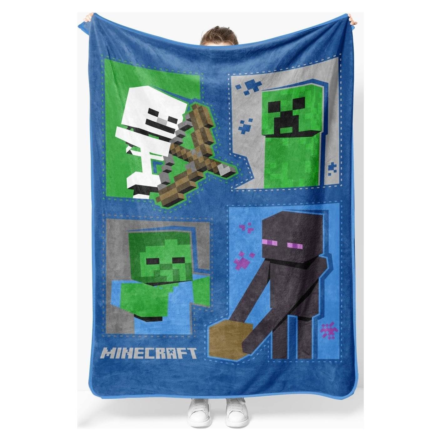 Manta de Forro Polar Jay Franco Minecraft 116.8x152.4 cm