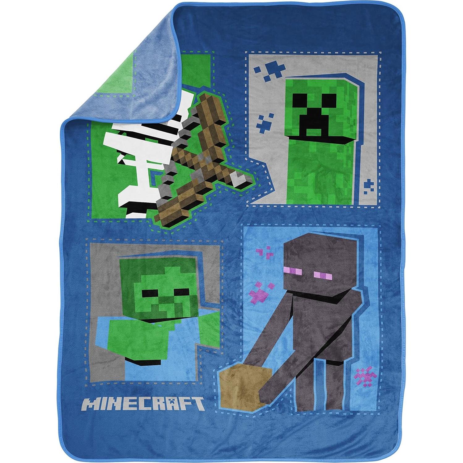 Manta de Forro Polar Jay Franco Minecraft 116.8x152.4 cm