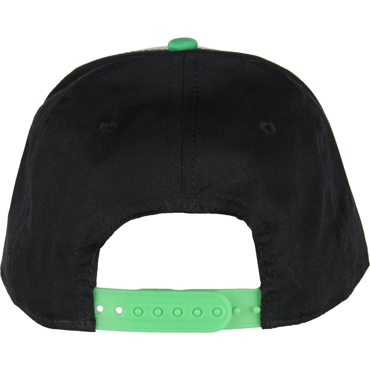 Gorra Snapback Juvenil Minecraft Mobs Flotantes Negra