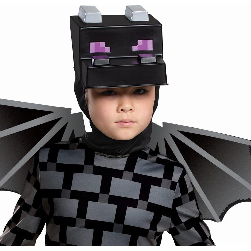 Disfraz Dragón Ender Minecraft Disfraz para Niños 10-12 Años