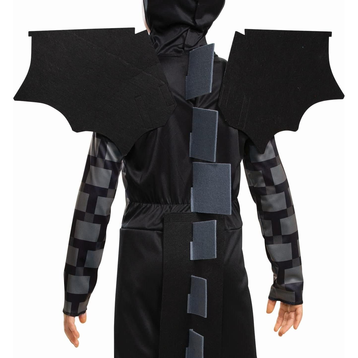 Disfraz Dragón Ender Minecraft Disfraz para Niños 10-12 Años