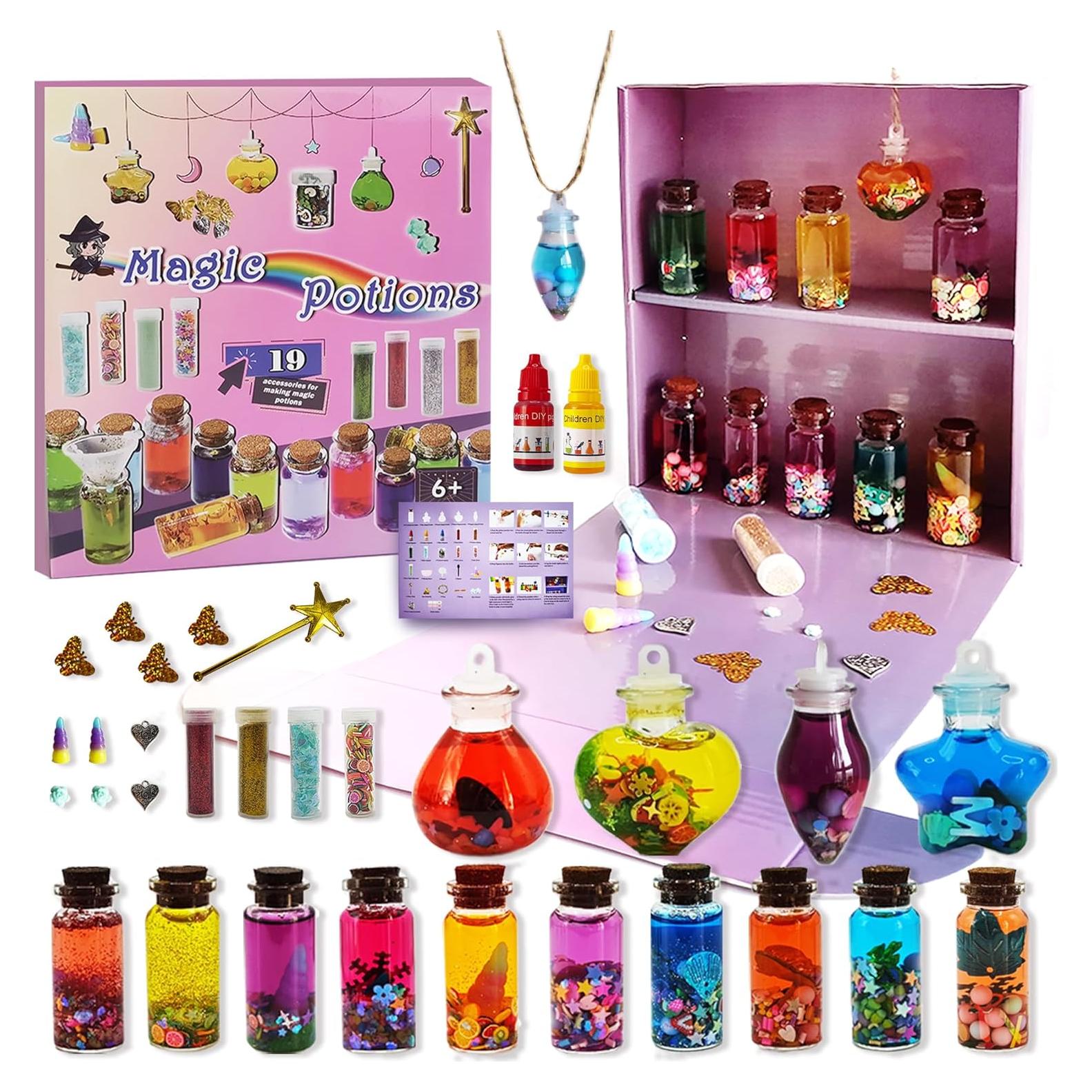 Conjunto de Pociones Mixies Fairy - 19 Botellas DIY para Niños