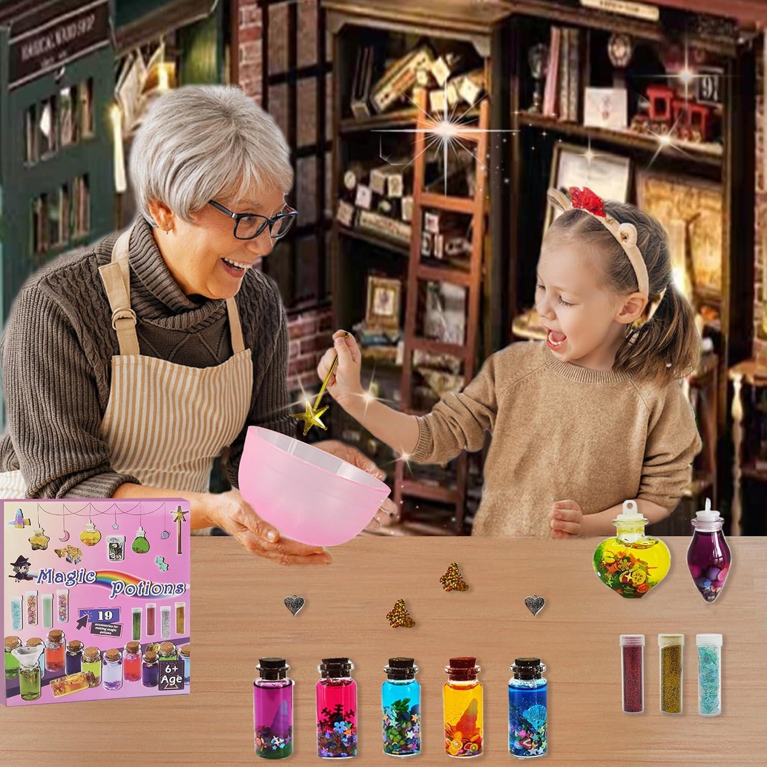 Conjunto de Pociones Mixies Fairy - 19 Botellas DIY para Niños