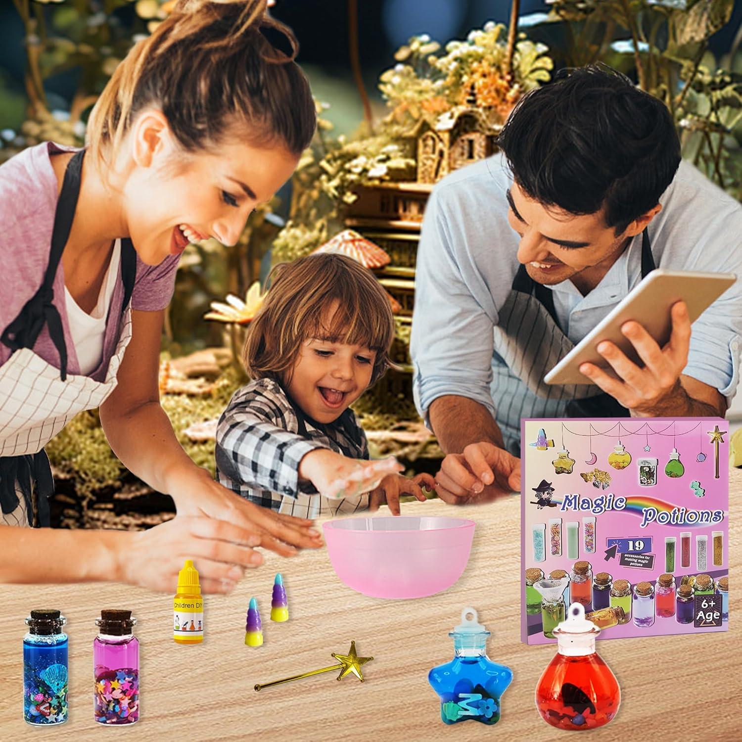 Conjunto de Pociones Mixies Fairy - 19 Botellas DIY para Niños