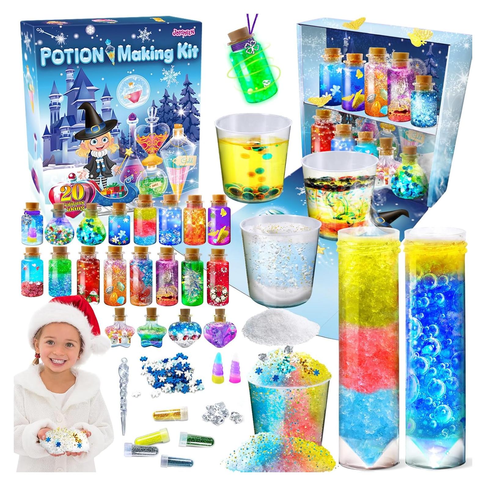 Kit de Elaboración de Pociones JOPSHEEN - 20 Botellas Brillantes