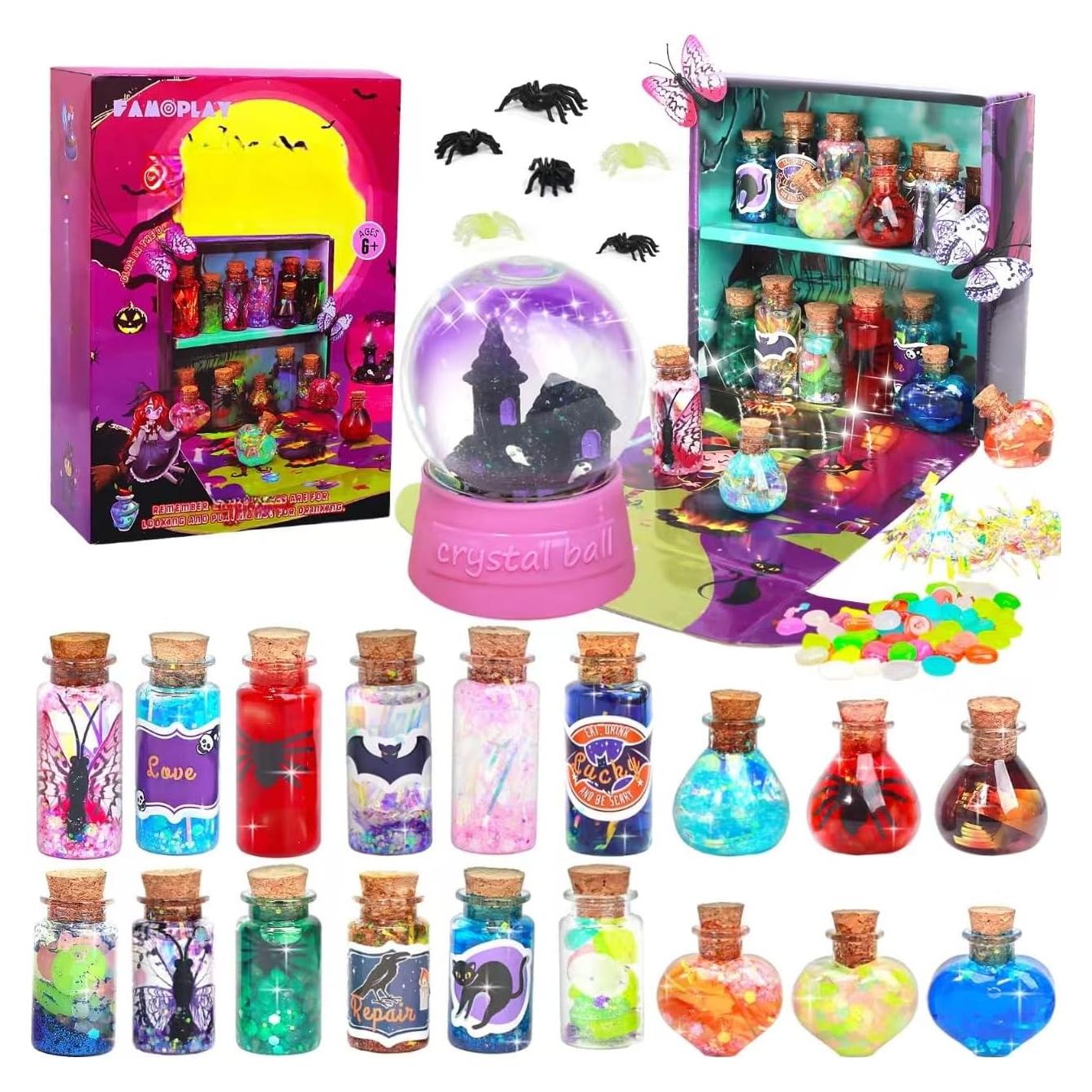 Kit de Poción Misteriosa FAMOPLAY 18 Botellas y Castillo Mágico