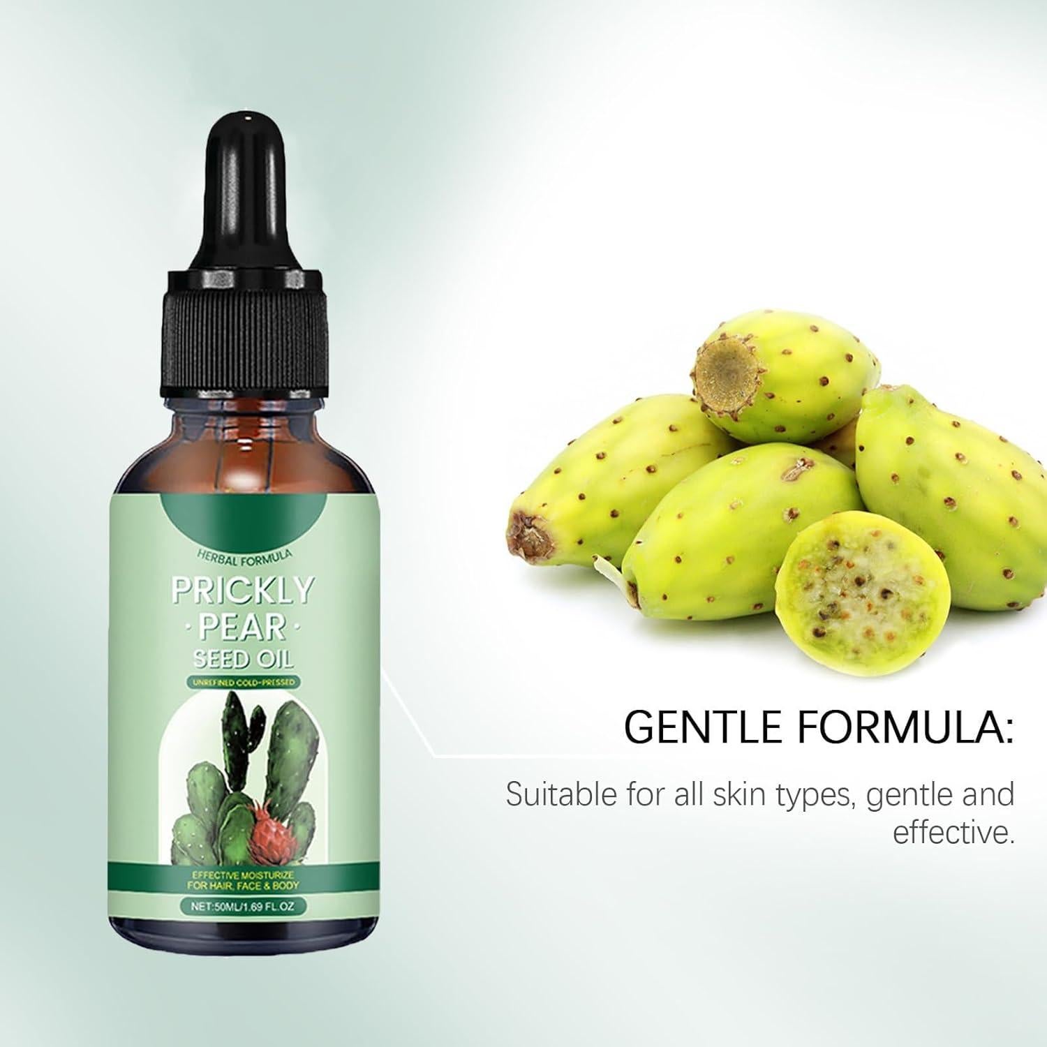 Aceite de Semilla de Higo Chumbo Orgánico 50ml - Hidratante Piel y Cabello
