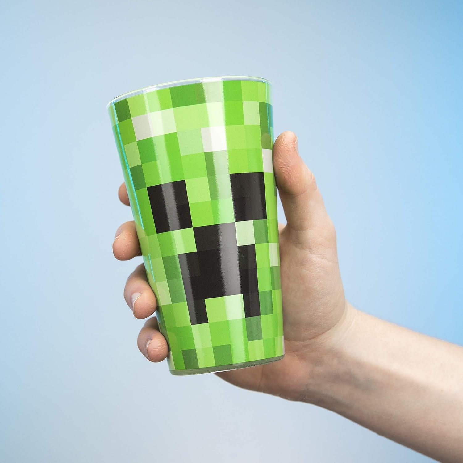 Vaso Tumbler Creeper Minecraft Paladone 414 ml Oficial