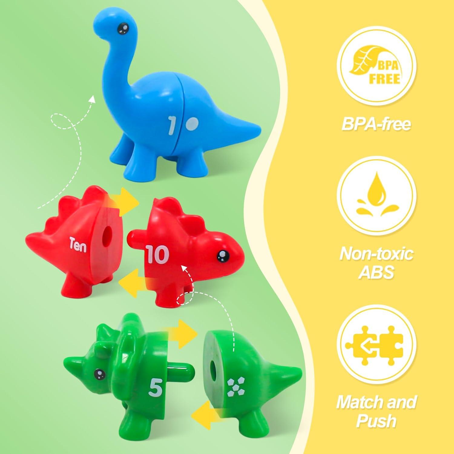 Juguete Montessori Ganaj de Dinosaurios 26 PCS para Niños