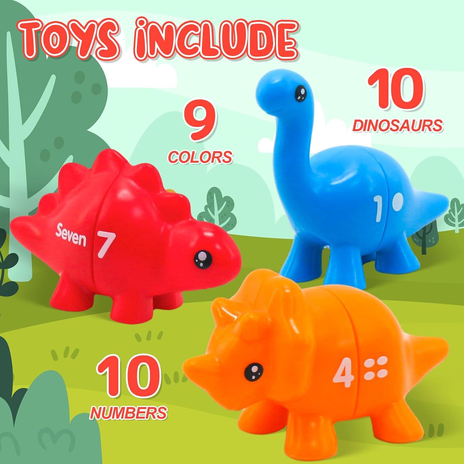 Juguete Montessori Ganaj de Dinosaurios 26 PCS para Niños