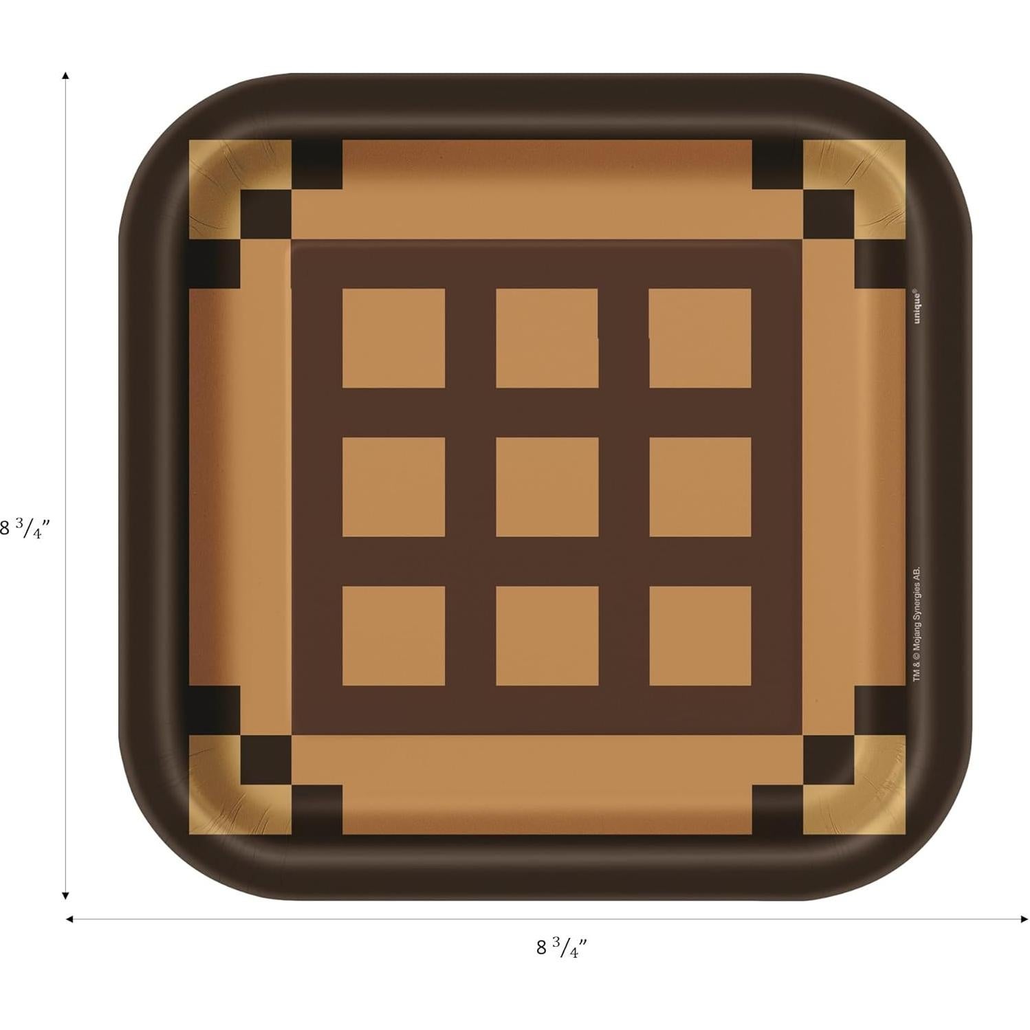 Paquete de Suministros para Fiesta de Cumpleaños Minecraft 16p