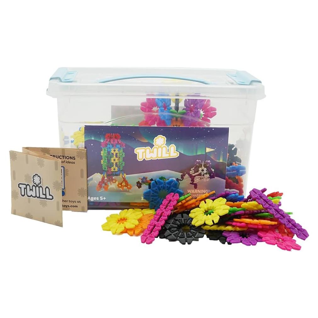 Juego de Bloques de Construcción Twill 306 Piezas Educativo STEM