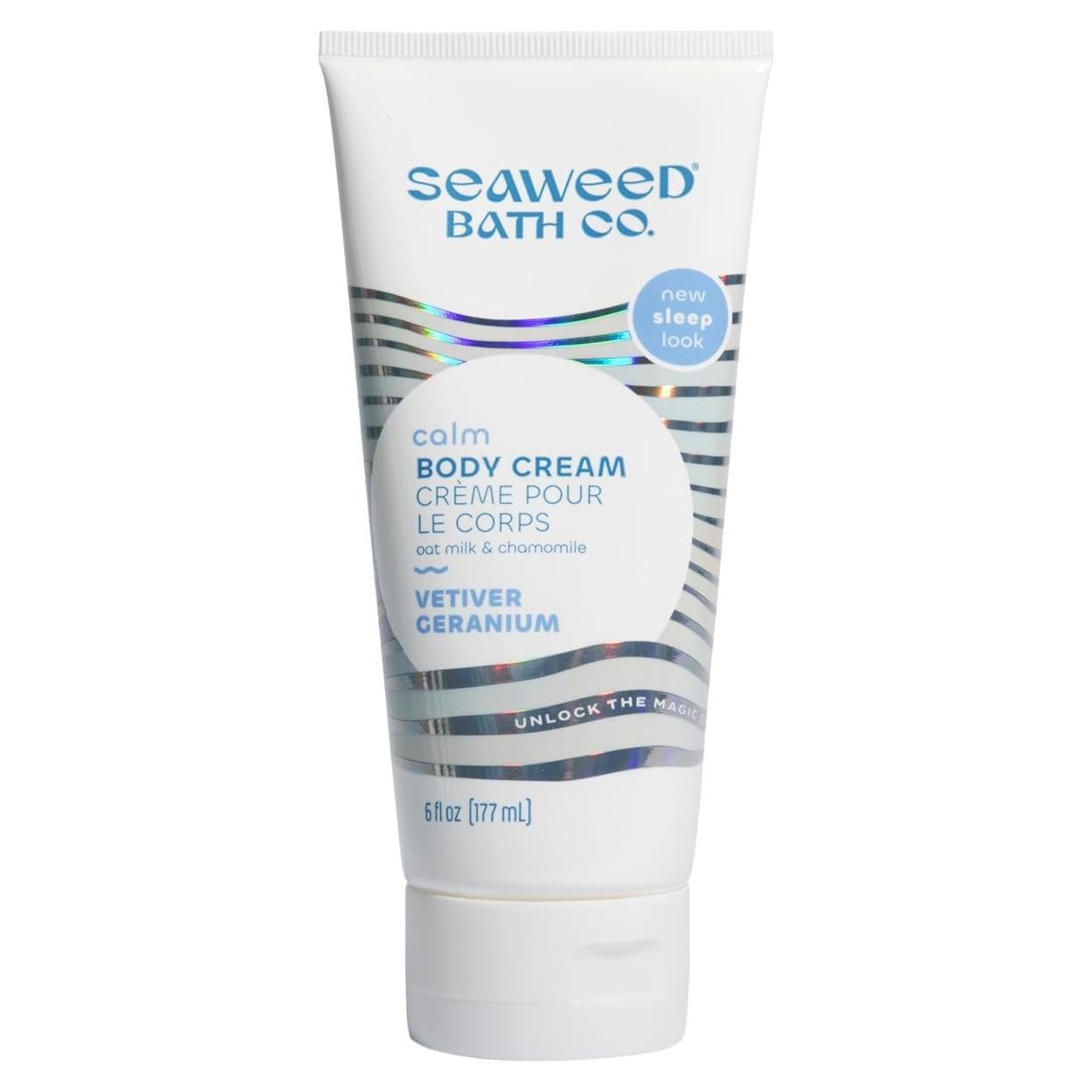 Crema Corporal Calmante Seaweed Bath Co. 170g Vetiver y Geranio