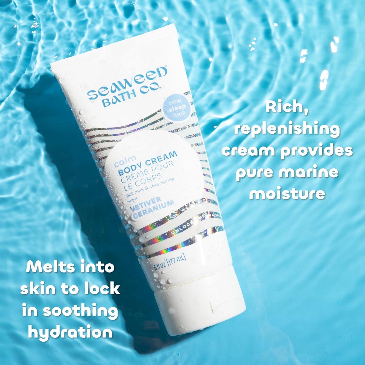 Crema Corporal Calmante Seaweed Bath Co. 170g Vetiver y Geranio