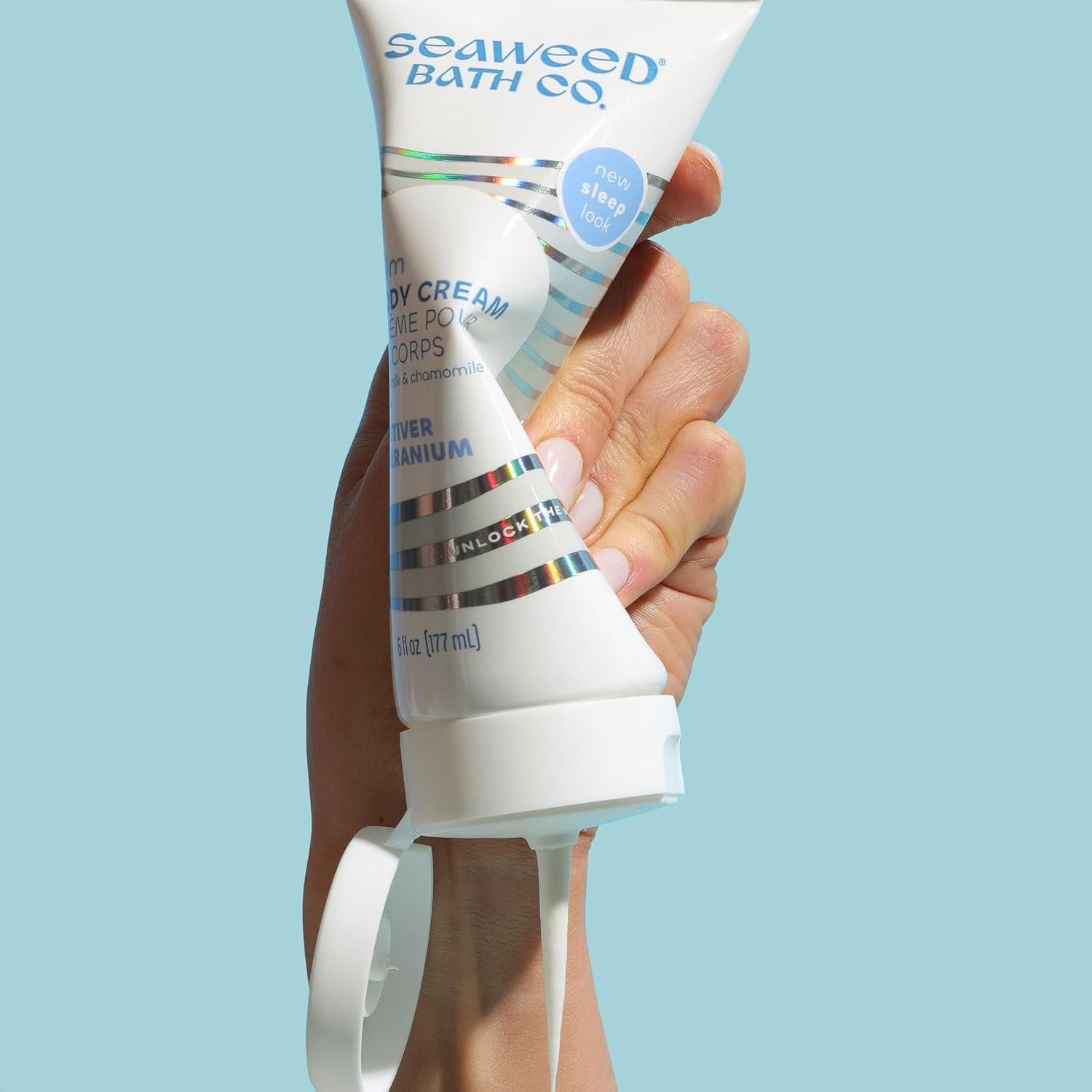 Crema Corporal Calmante Seaweed Bath Co. 170g Vetiver y Geranio