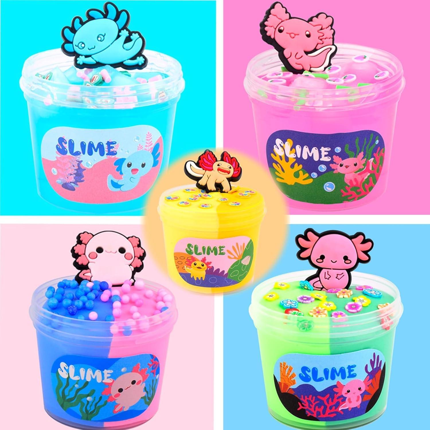 Paquete de 5 Slime de Mantequilla y Cristal GEILEADER 60ML