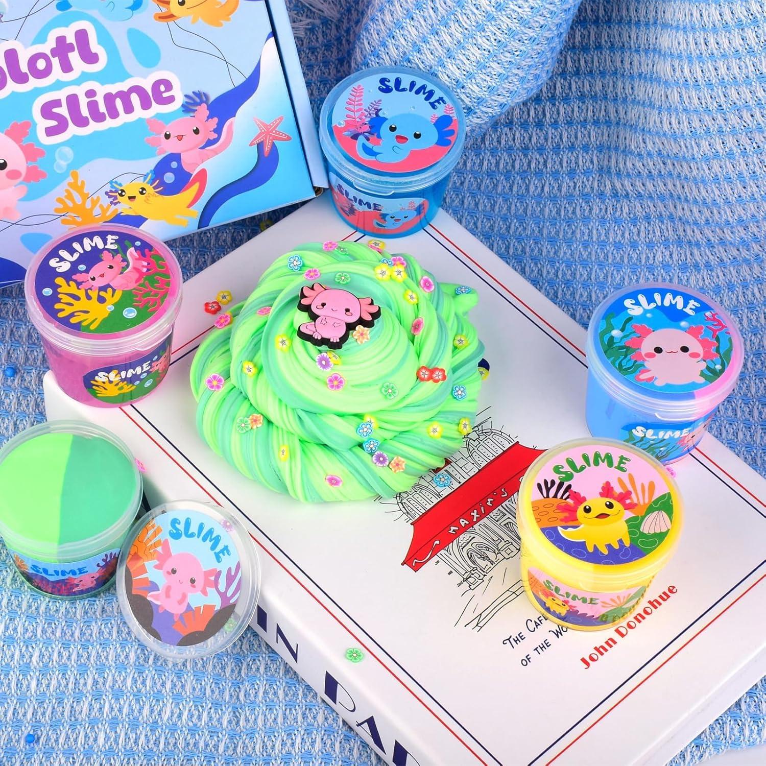 Paquete de 5 Slime de Mantequilla y Cristal GEILEADER 60ML