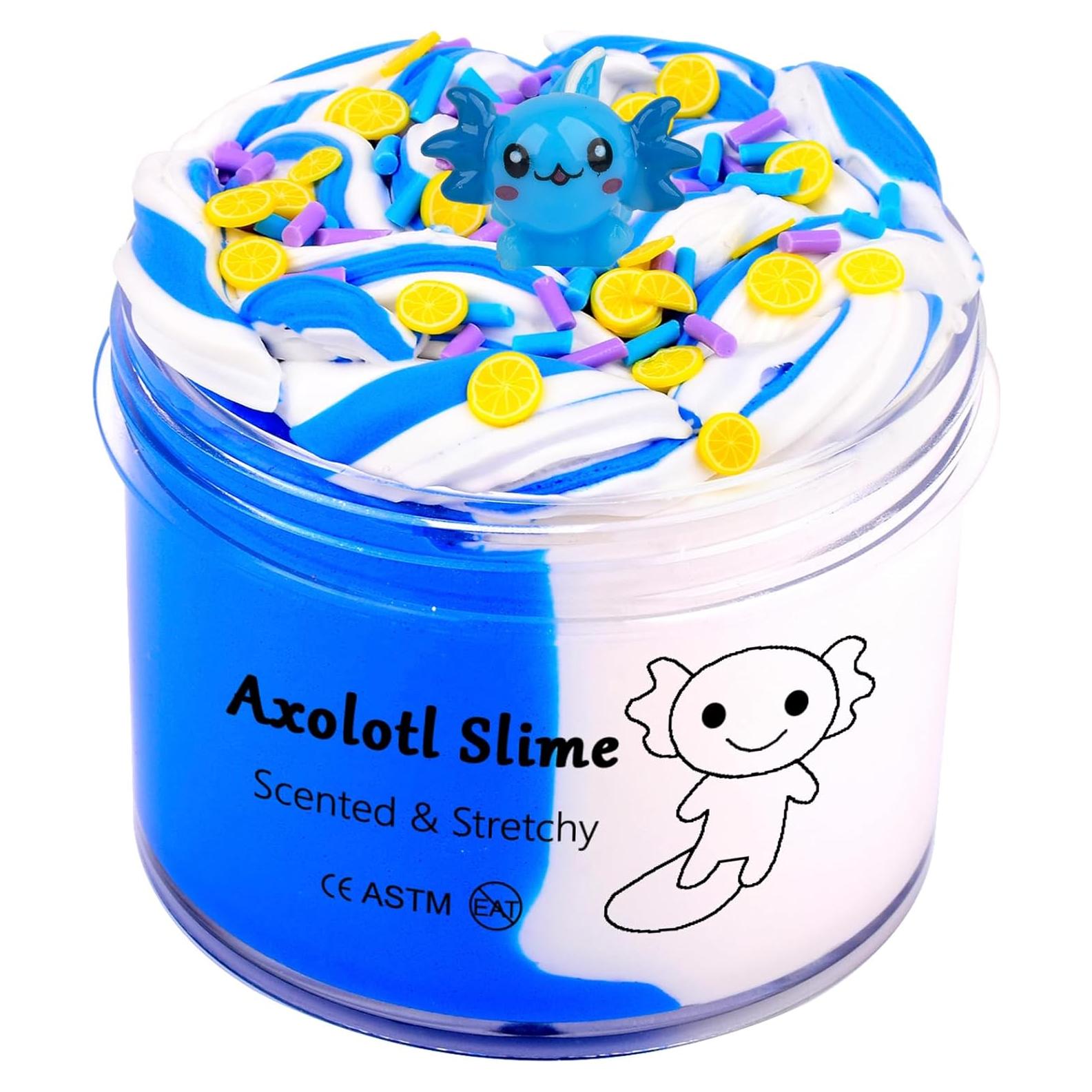 Kit de Slime de Mantequilla Axolote 200ml para Niños
