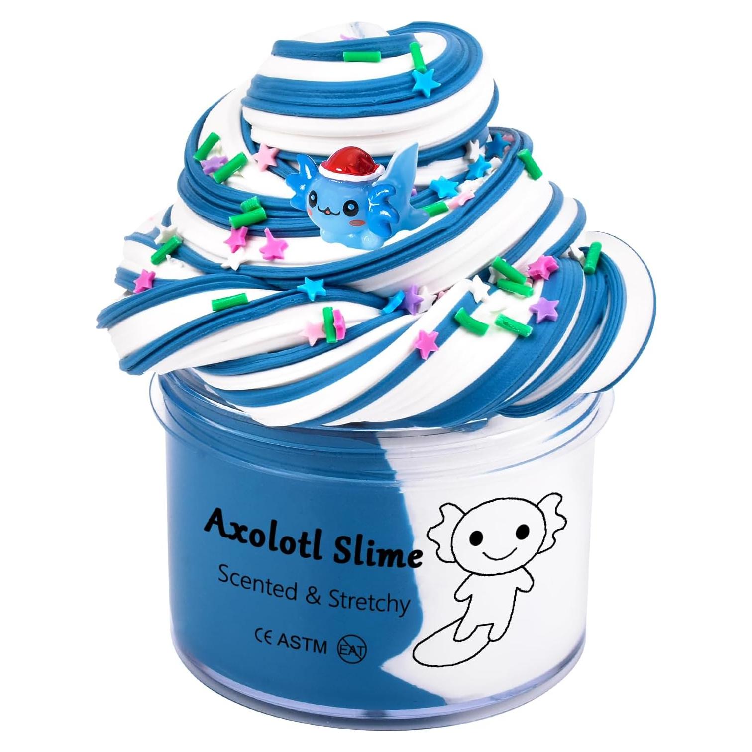 Slime de Mantequilla Fumeetplax Axolote 200ml Alivio Estrés