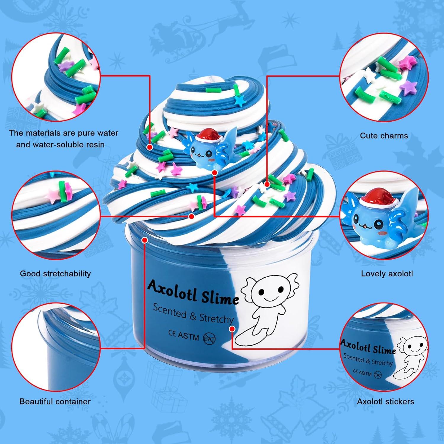 Slime de Mantequilla Fumeetplax Axolote 200ml Alivio Estrés